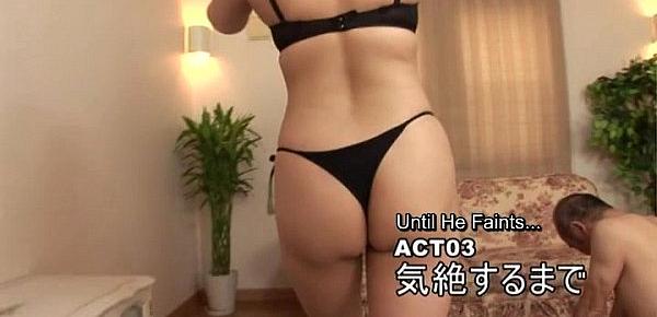  Subtitled Japanese facesitting handjob hell Mari Hosokawa